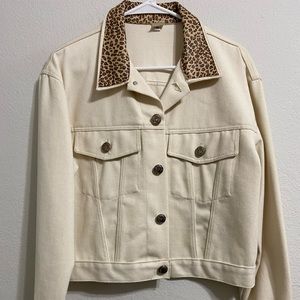 Vintage White Denim Jacket
